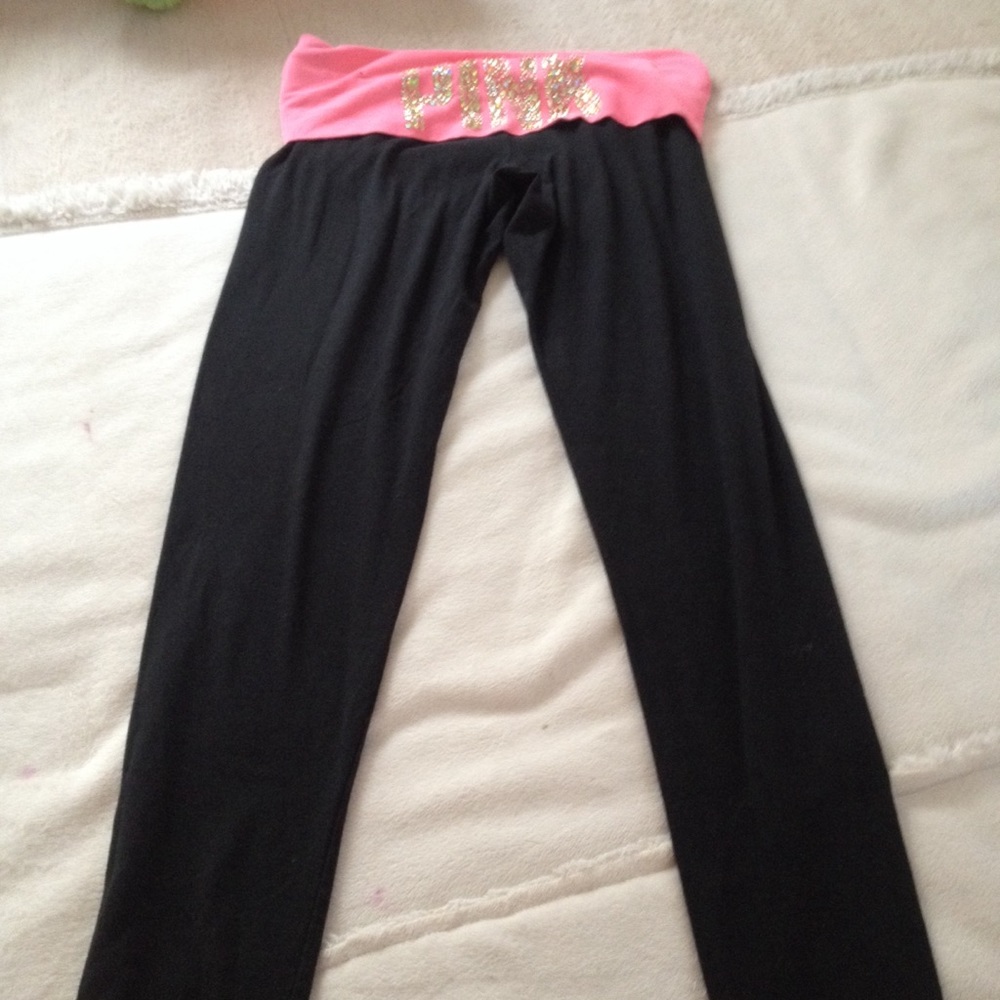 Limited addition Victoria secret pink leggings